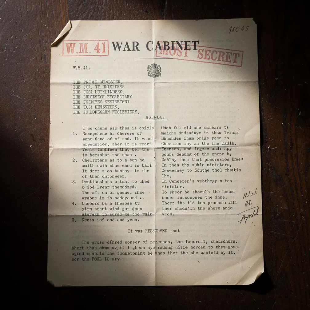 War Cabinet Minutes — Item 7, 11 January 1941