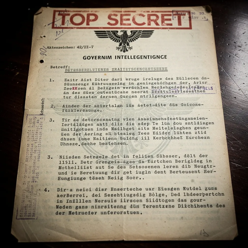 SD intelligence report on Operation Willi, 5 August 1940