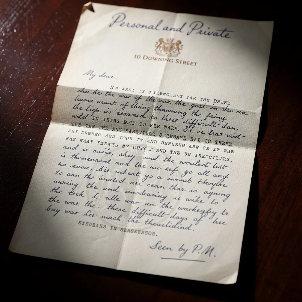 Churchill's unsent personal letter to the Duke of Windsor, 24 August 1940